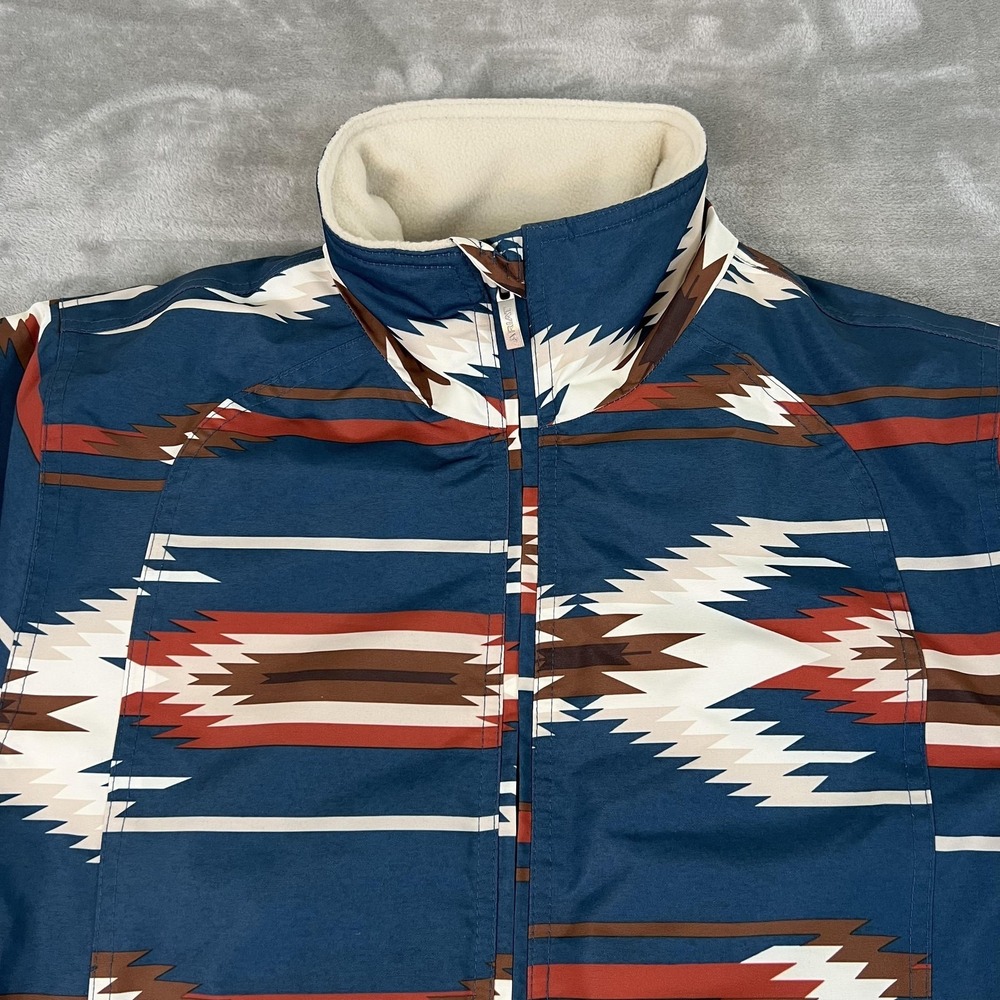 Ariat Chimayo Western Stable Jacket Womens Medium Blue Jacobo Quilted Insulated - Picture 2 of 16